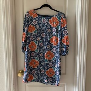 Colorful floral summer dress